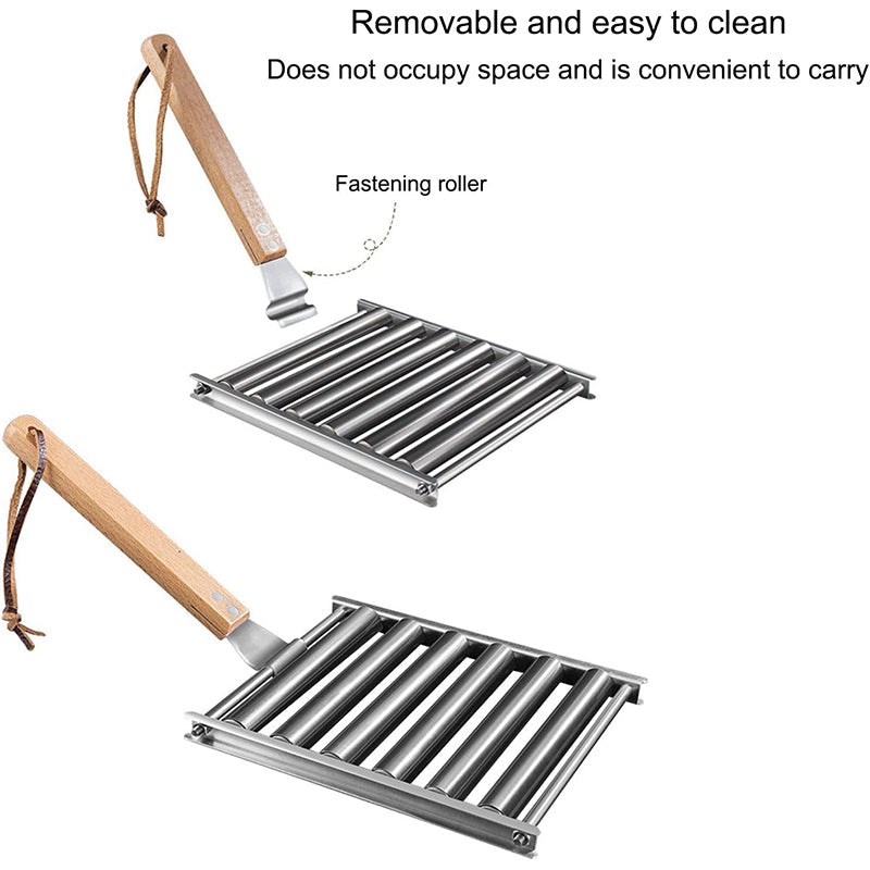 Rullaava hot dog -teline