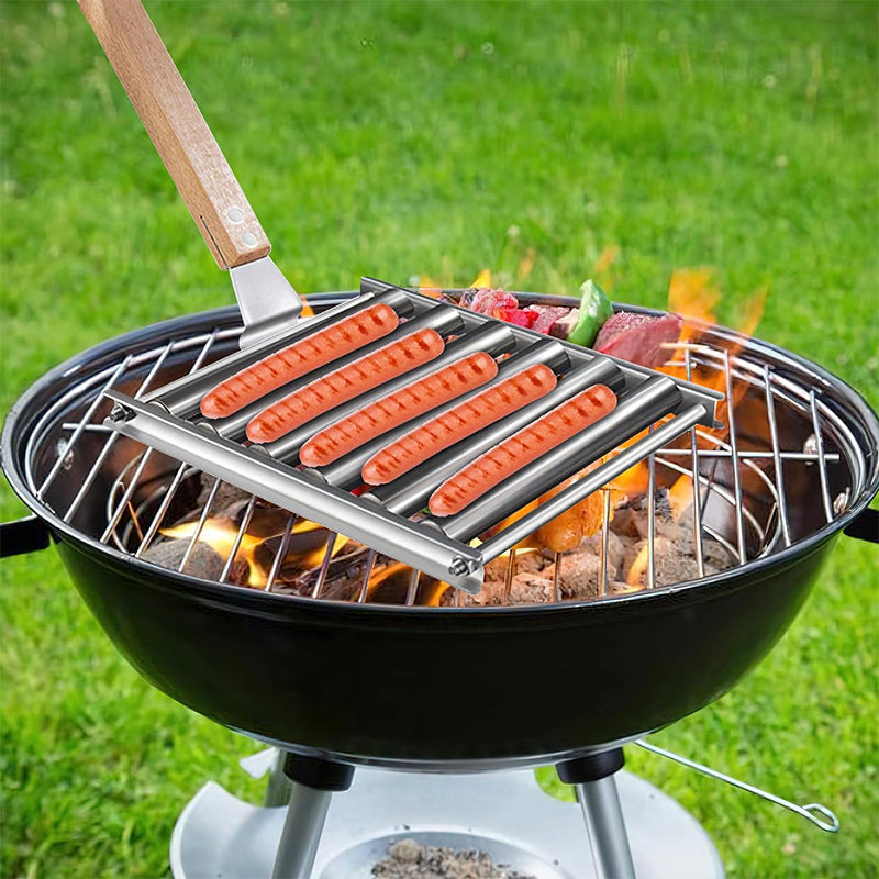 Rullaava hot dog -teline