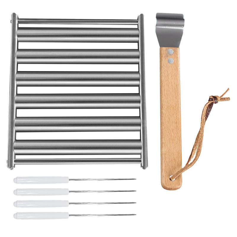 Rullaava hot dog -teline