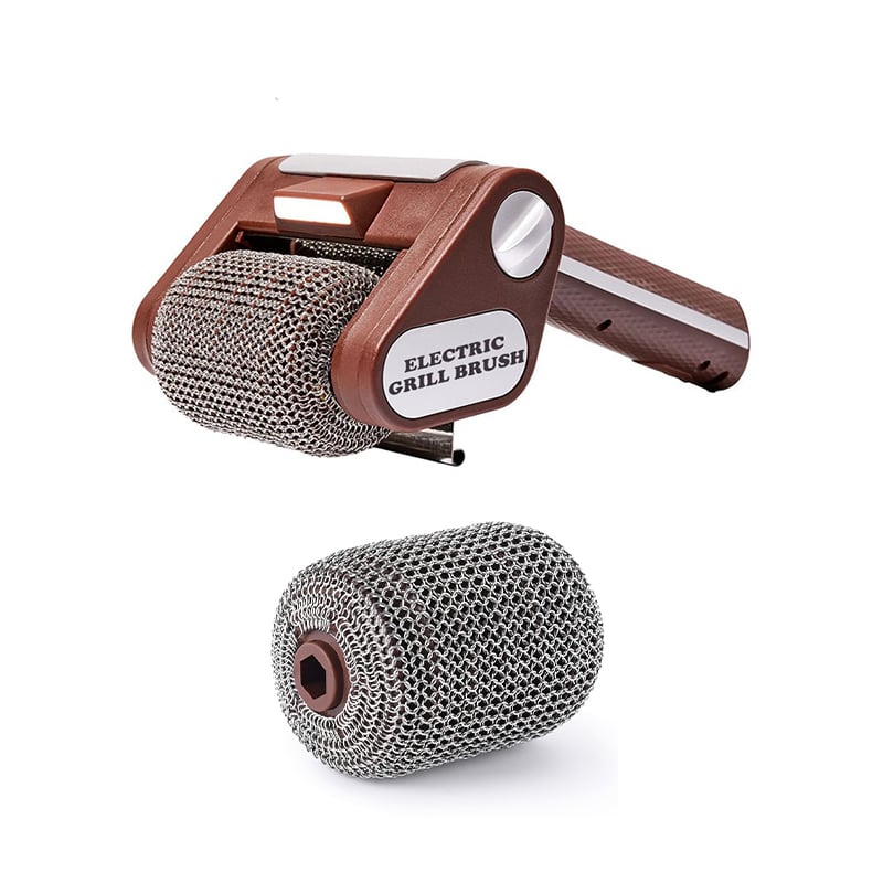Sähköinen Harjaton Grillinpuhdistin