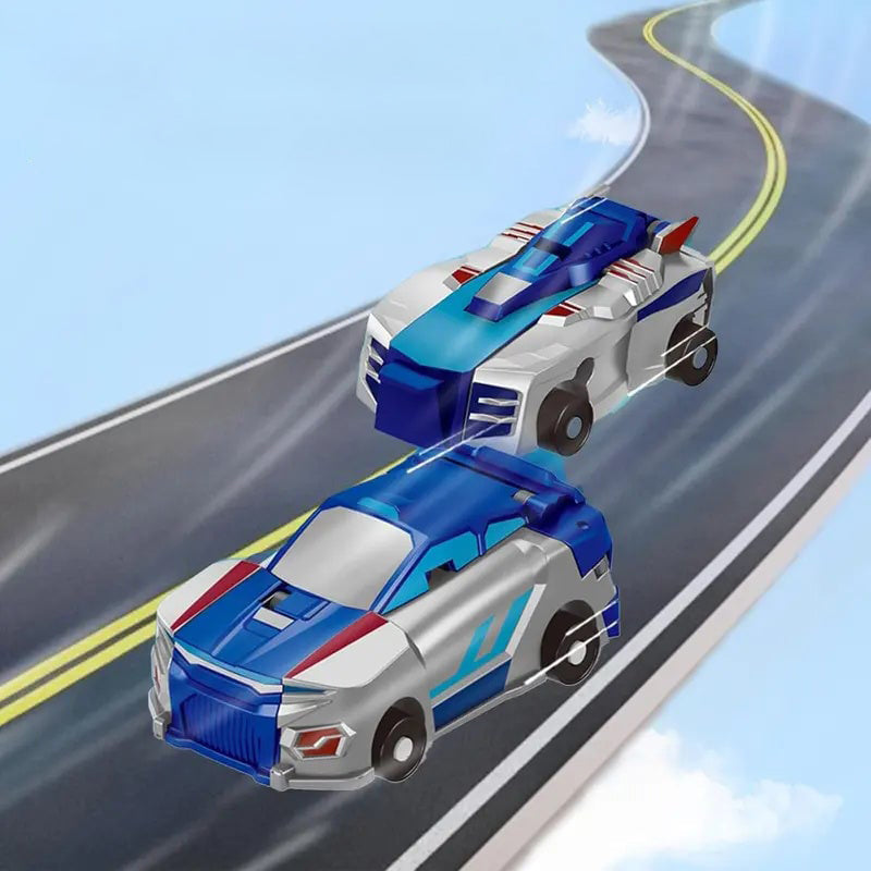 2-in-1 Magneettinen Auto, joka muuntautuu lentäväksi lohikäärmeeksi ja yksisarviseksi
