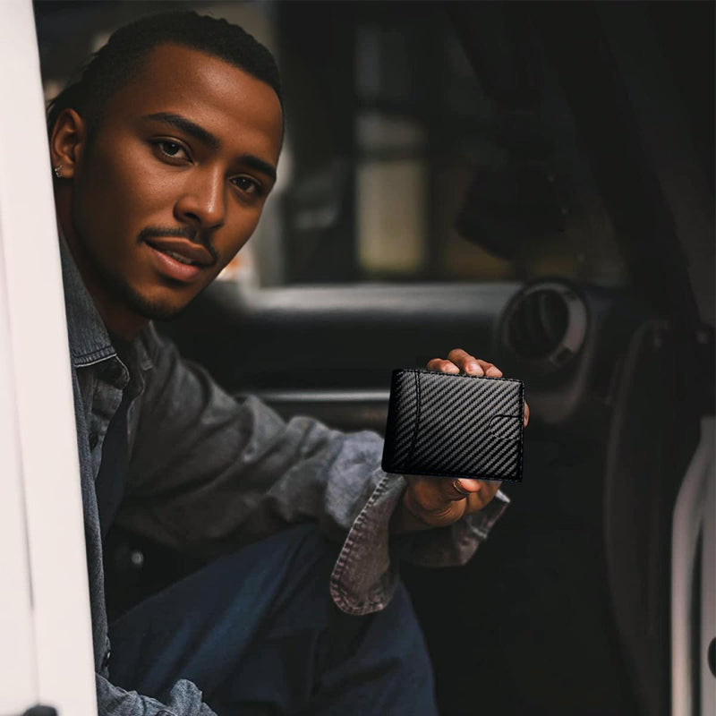 Aitoa nahkaa Anti-theft Swipe kortin haltija