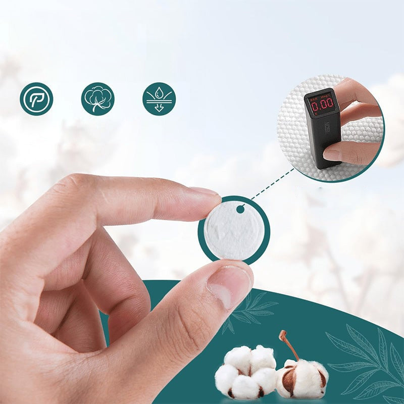 ✨ Puristettuja pyyhetabletteja