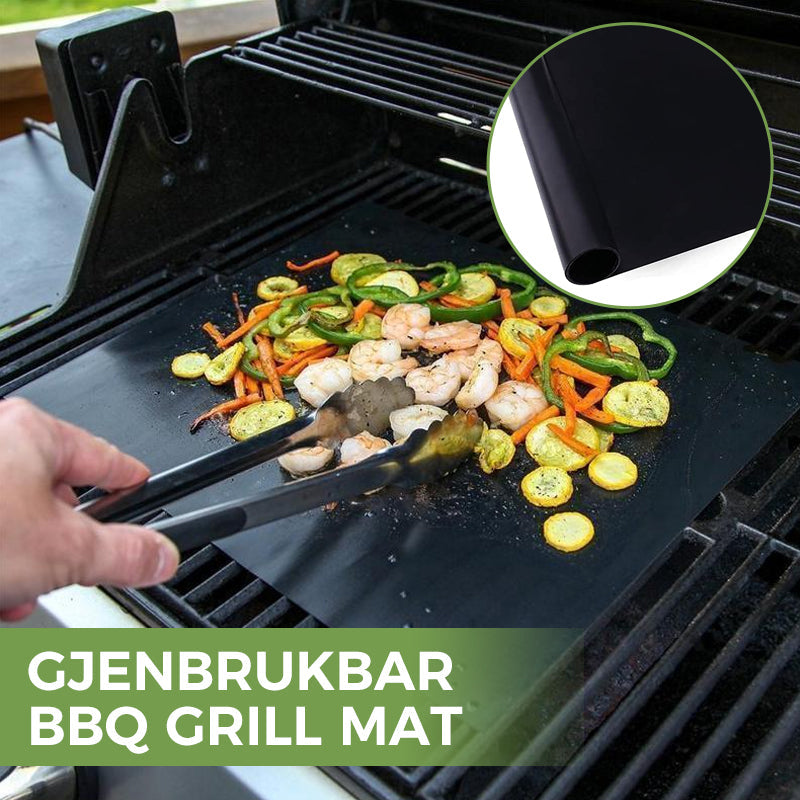 Ei tarttuva BBQ-grillimatto leikkauslaatikolla