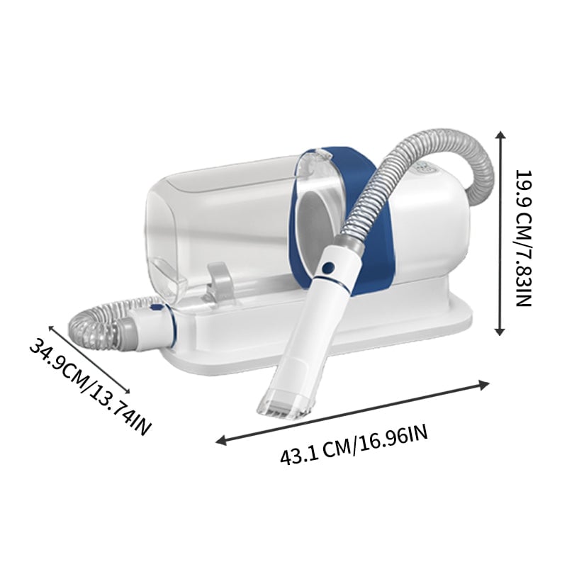 Lemmikkien Hoitokitti 2.3L Imusuodattimella – Matala Melu & 5-in-1 Työkalut