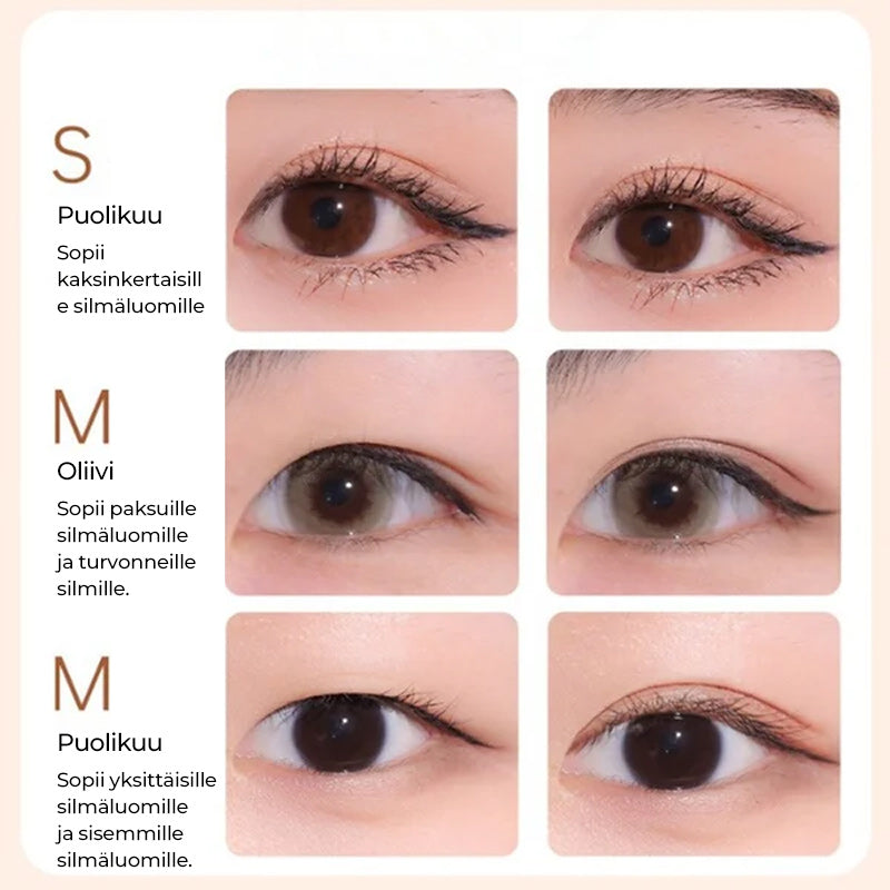 Näkymättömät silmäluomien kohotustarrat