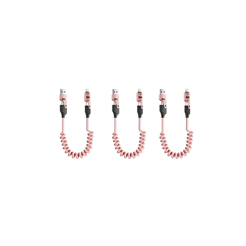 Jousivenytettävä 4 in 1 65W Pikalatausdatakaapeli