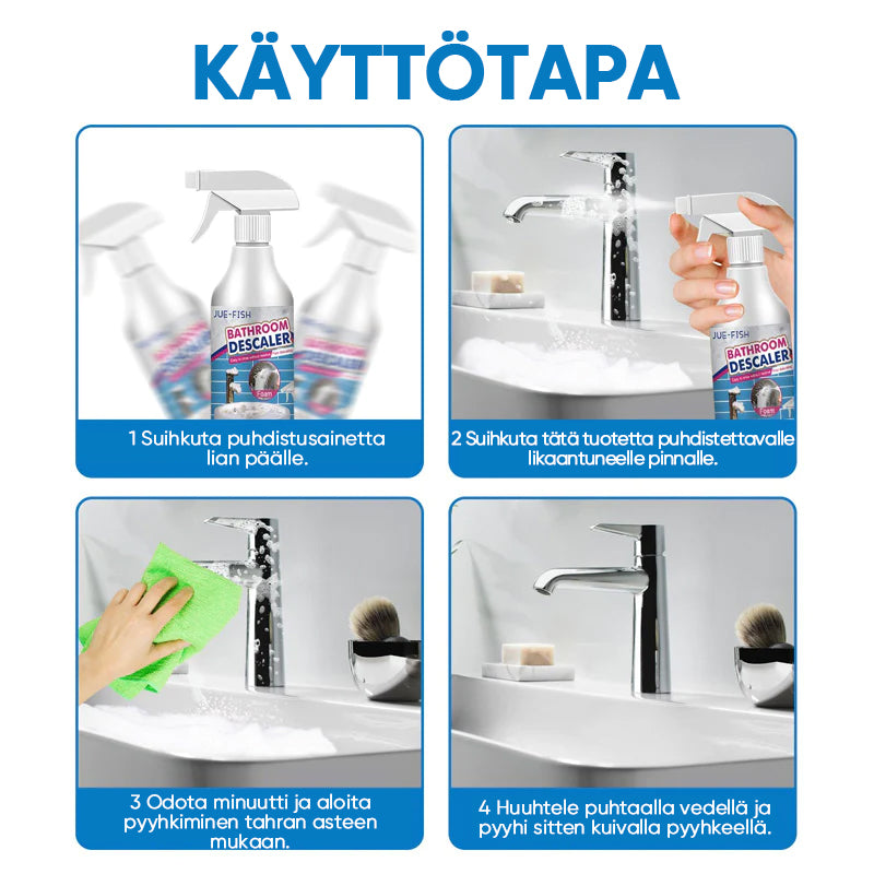 Puhdistusaine sitkeille tahroille