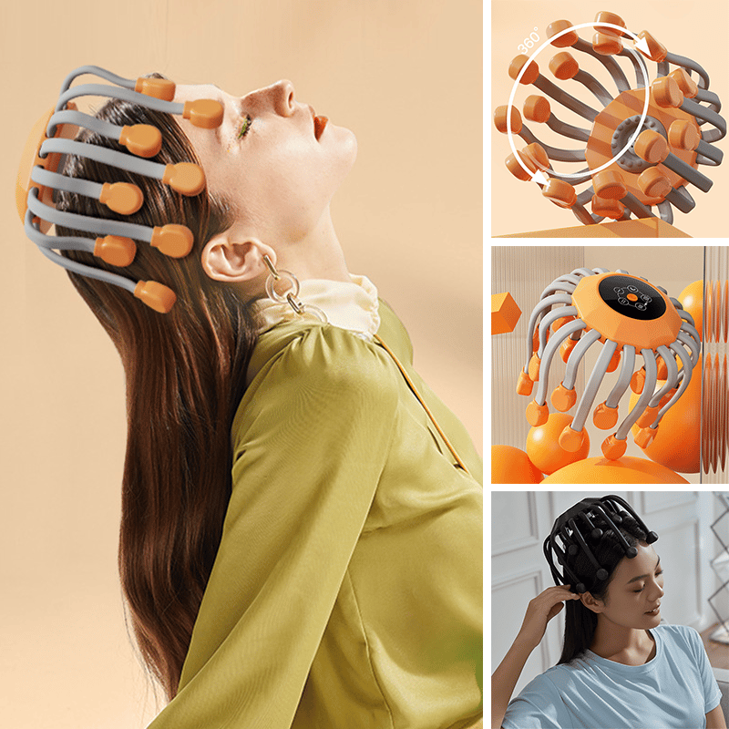 Älykäs 20-kourainen sähkökäyttöinen päänhierontalaite