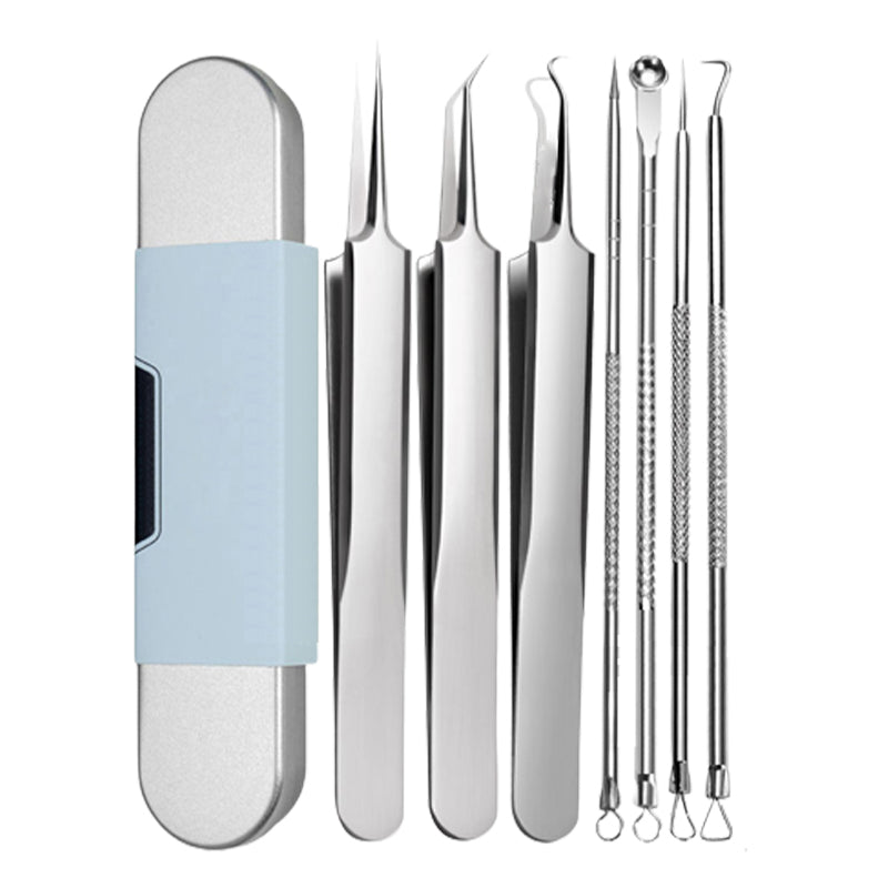 Ruostumaton teräs Blackhead Remover Tool Kit