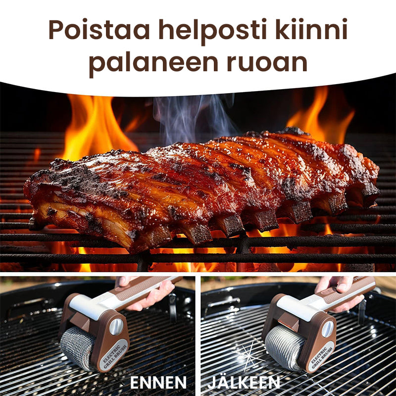 Sähköinen Harjaton Grillinpuhdistin