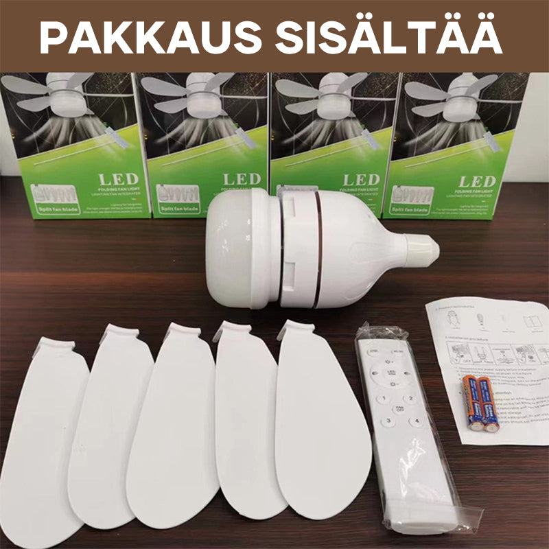 Kattotuuletin LED-valolla