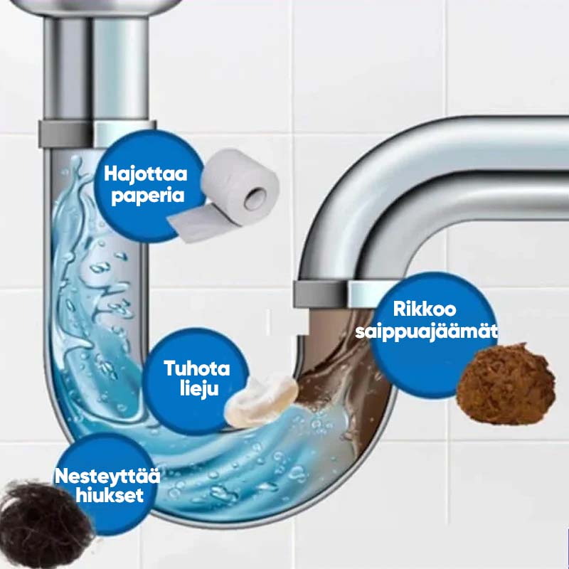 Allas- ja viemärinpuhdistaja