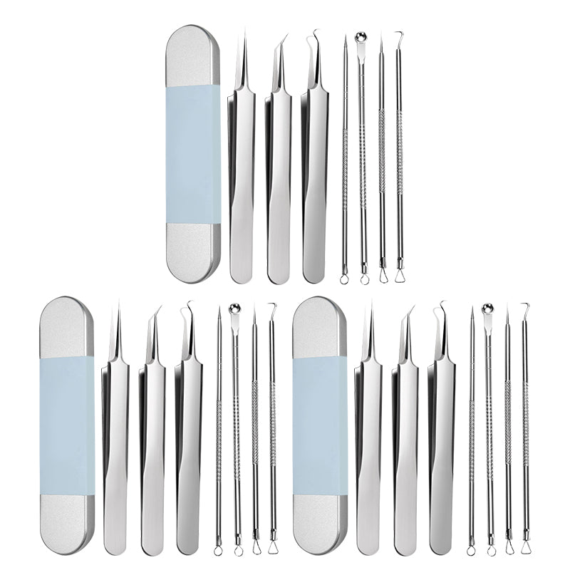 Ruostumaton teräs Blackhead Remover Tool Kit