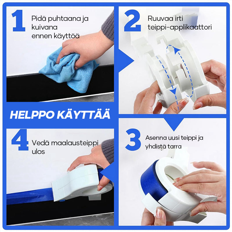 Kodinsisustuksen maalarinteipin leikkaustyökalu