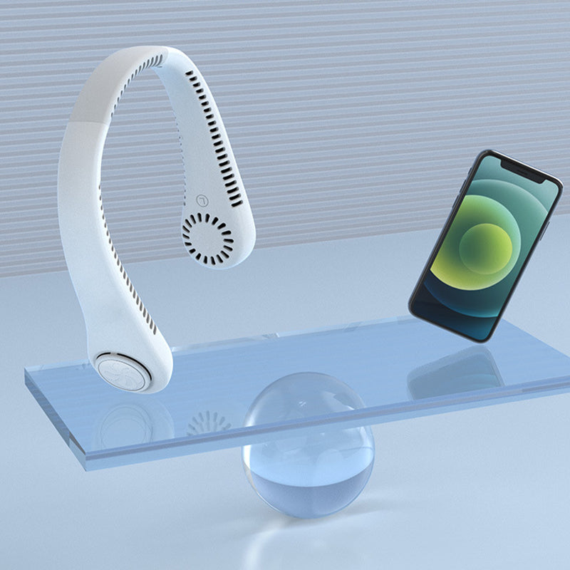 Kannettava Lapaton Kaulatuuletin