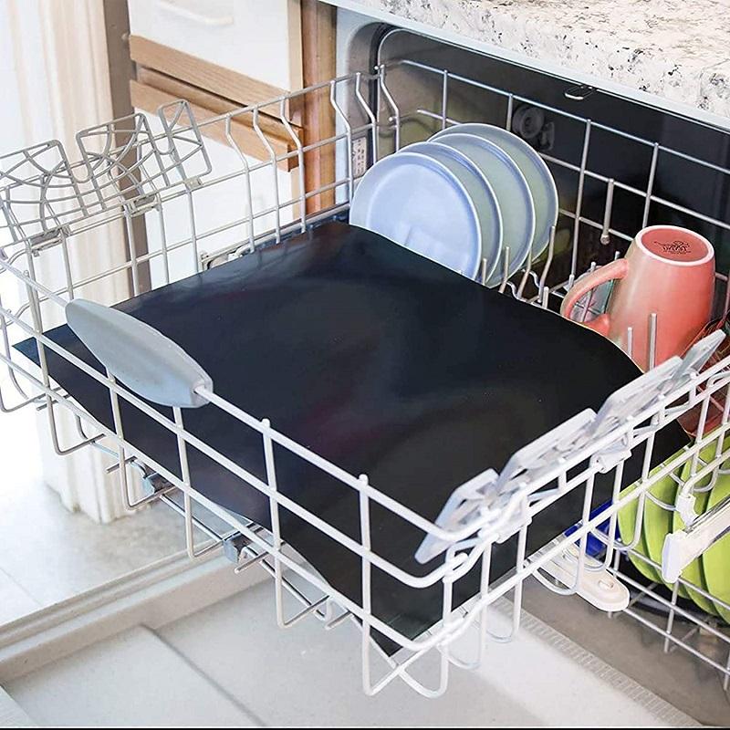 Ei tarttuva BBQ-grillimatto leikkauslaatikolla