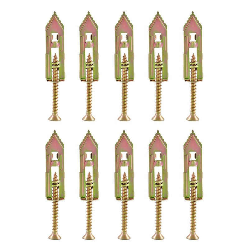 Kipsilevyn kiinnitysankkurit + Korkean lujuuden sinkkiruuvit (100 kpl)