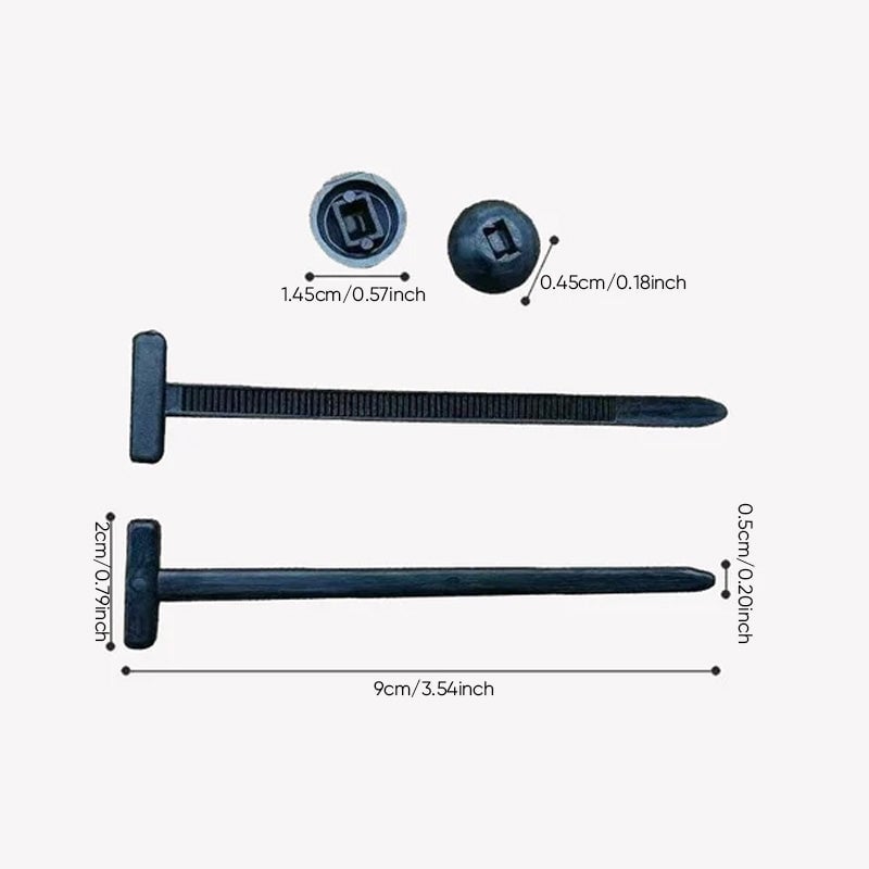 Yleiskäyttöinen Nailoninen Kaapelisidonnan Solki