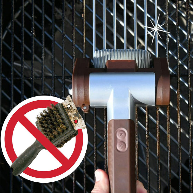 Sähköinen Harjaton Grillinpuhdistin