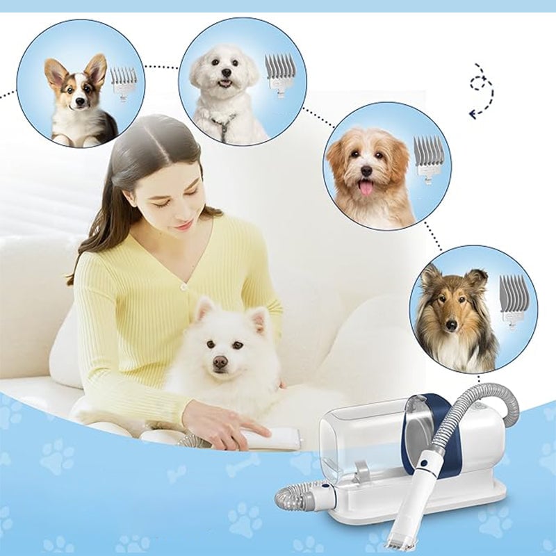 Lemmikkien Hoitokitti 2.3L Imusuodattimella – Matala Melu & 5-in-1 Työkalut