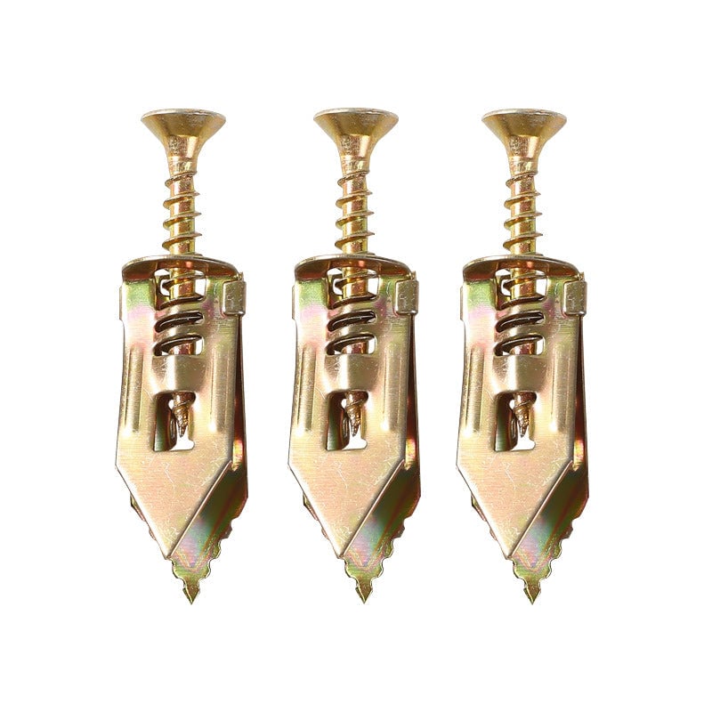 Kipsilevyn kiinnitysankkurit + Korkean lujuuden sinkkiruuvit (100 kpl)