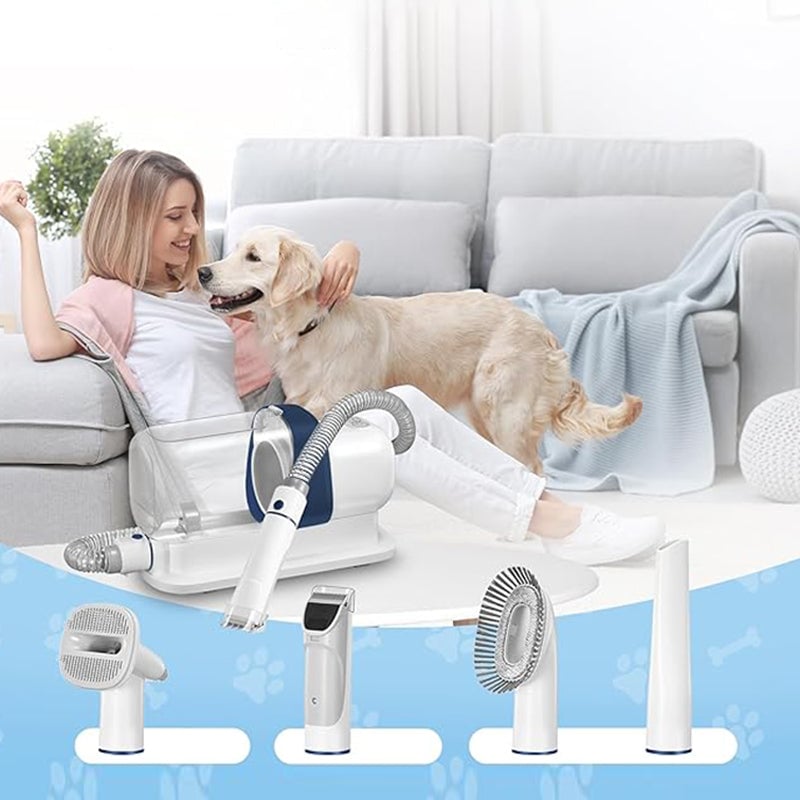 Lemmikkien Hoitokitti 2.3L Imusuodattimella – Matala Melu & 5-in-1 Työkalut