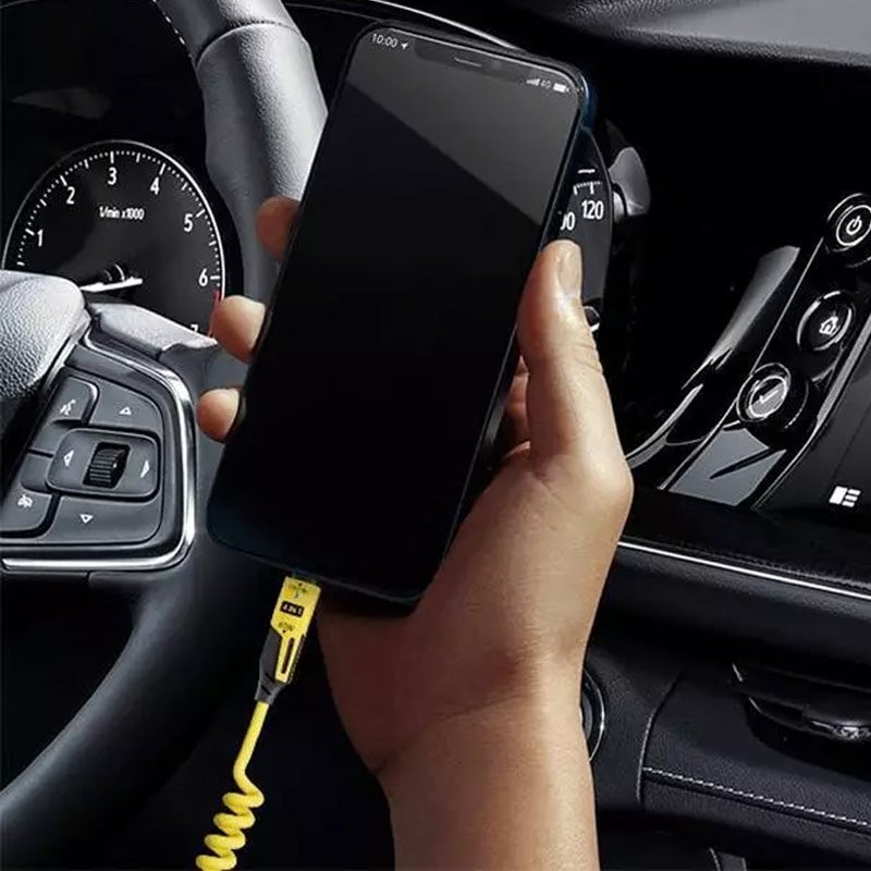 Jousivenytettävä 4 in 1 65W Pikalatausdatakaapeli