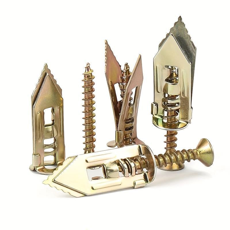 Kipsilevyn kiinnitysankkurit + Korkean lujuuden sinkkiruuvit (100 kpl)