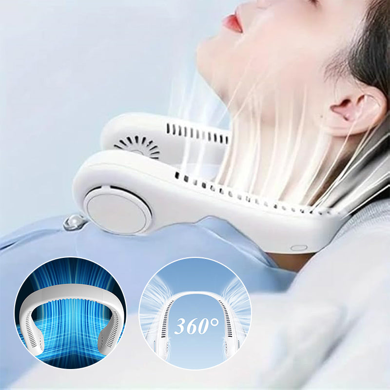 Kannettava Lapaton Kaulatuuletin
