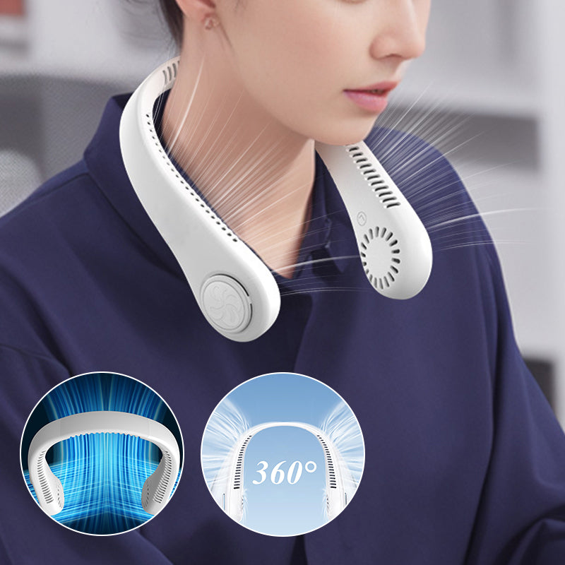 Kannettava Lapaton Kaulatuuletin