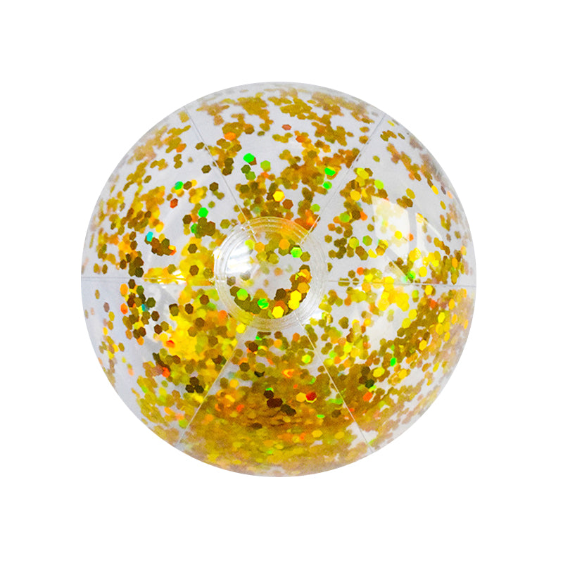 Puhallettava Glitter  Konfetti Rantapallo