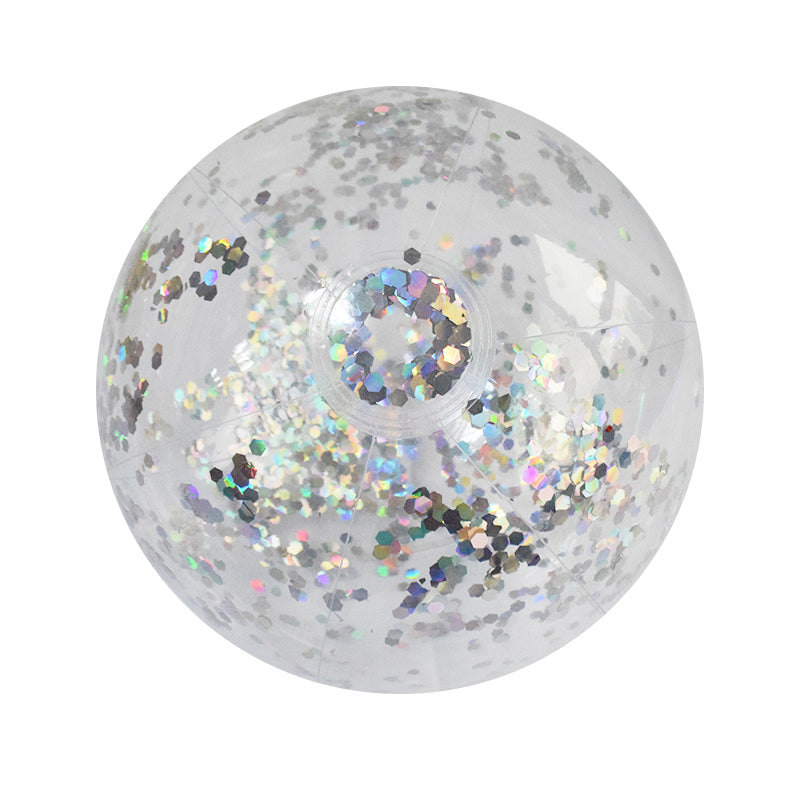 Puhallettava Glitter  Konfetti Rantapallo