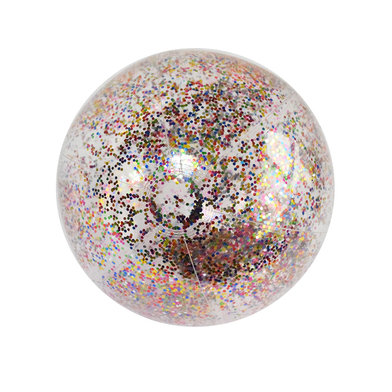 Puhallettava Glitter  Konfetti Rantapallo