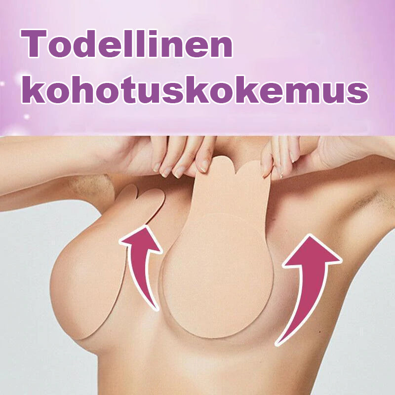 Näkymättömät selättömät liimautuvat rintaliivit