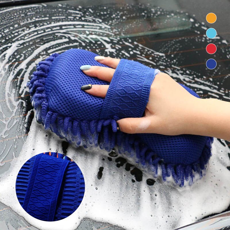 Yksipuoliset Chenille-autokäsineet(Ostaa 2,-10%;Ostaa 3 ,-15%;Ostaa4,-20%)