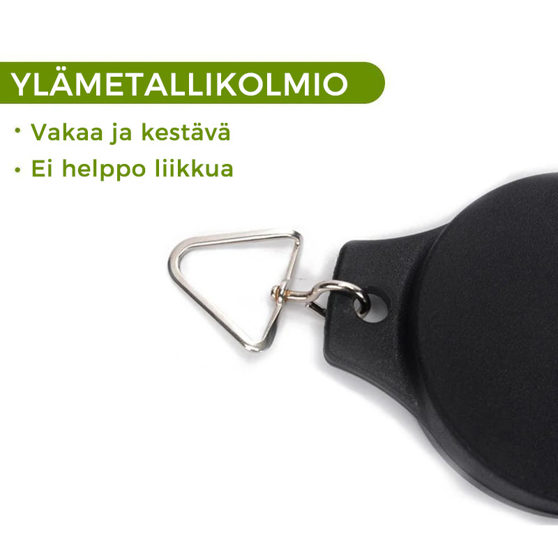 Sisäänvedettävä koukku puutarhakoriin Ruukut, lintujen syöttölaite