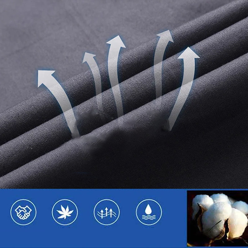 Miesten kevyet puuvillaiset cargo-shortsit