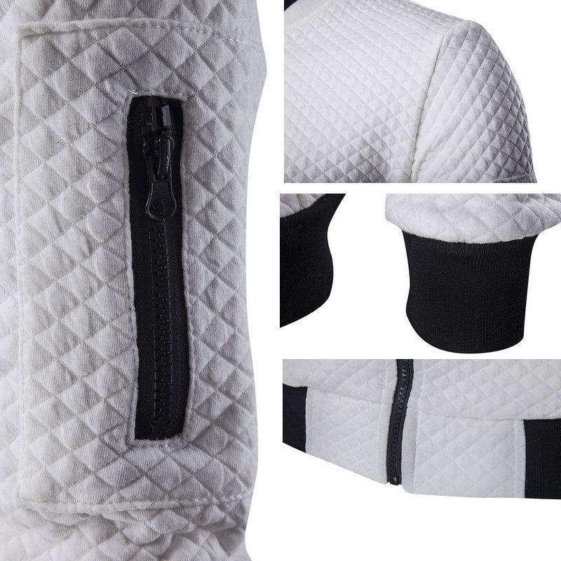 Miesten vapaa-ajan takki pystykauluksella