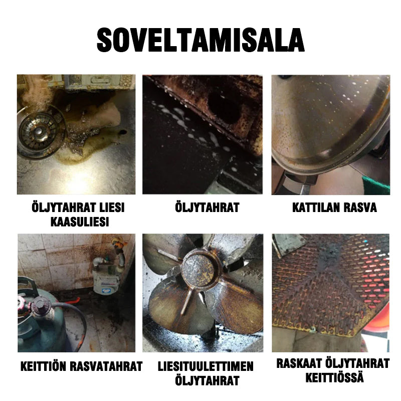 Vaahtoava puhdistussuihke