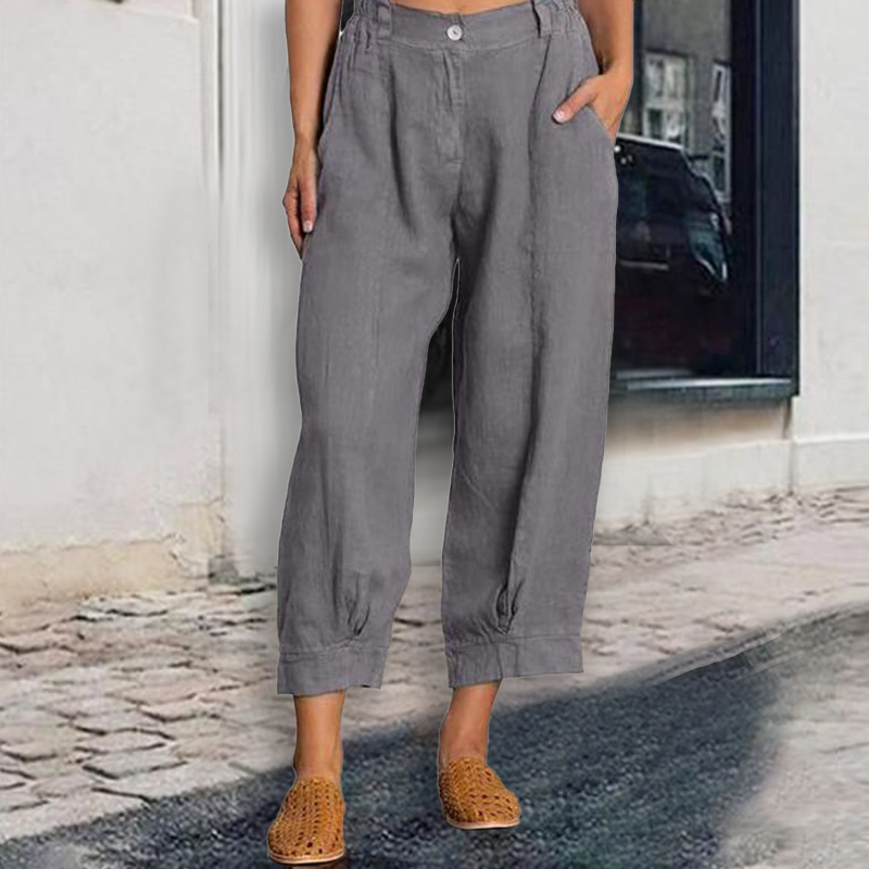 Yksiväriset Rennot Housut (Osta 2,-10%;Osta 3 ,-15%;Osta 4,-20%)