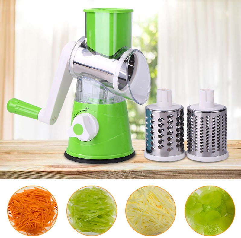 Monikäyttöinen vihannesleikkuri ja viipalointilaite