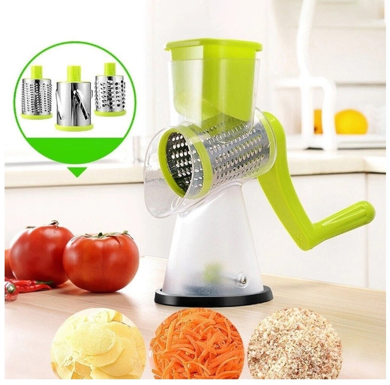 Monikäyttöinen vihannesleikkuri ja viipalointilaite