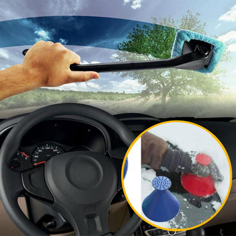 Tuulilasin puhdistaja + maaginen jääskrapa