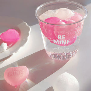 Sydämenmuotoiset uudelleenkäytettävät jääpalat