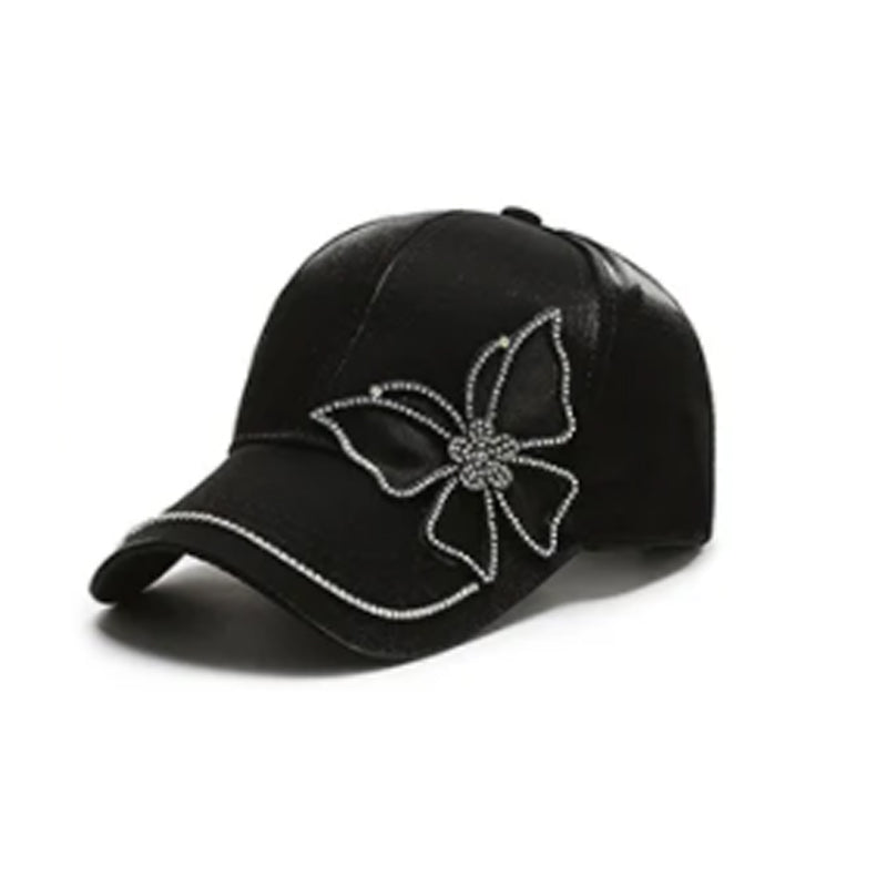 Perhonen kirkas strassi baseball-lippis