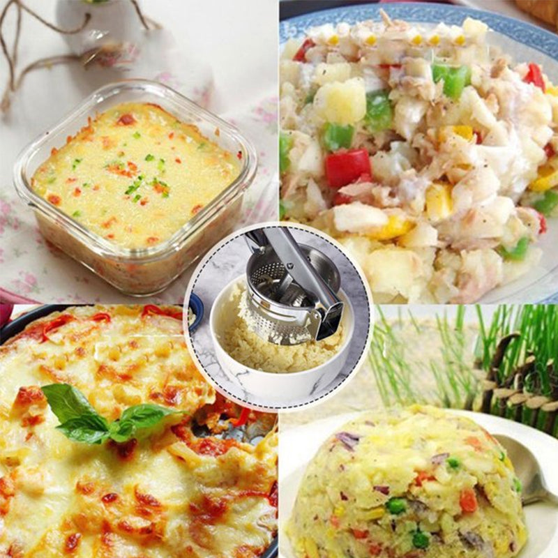 Perunamuusi- ja Valkosipulipuristin (Osta 2,-10%;Osta 3 ,-15%;Osta 4,-20%)