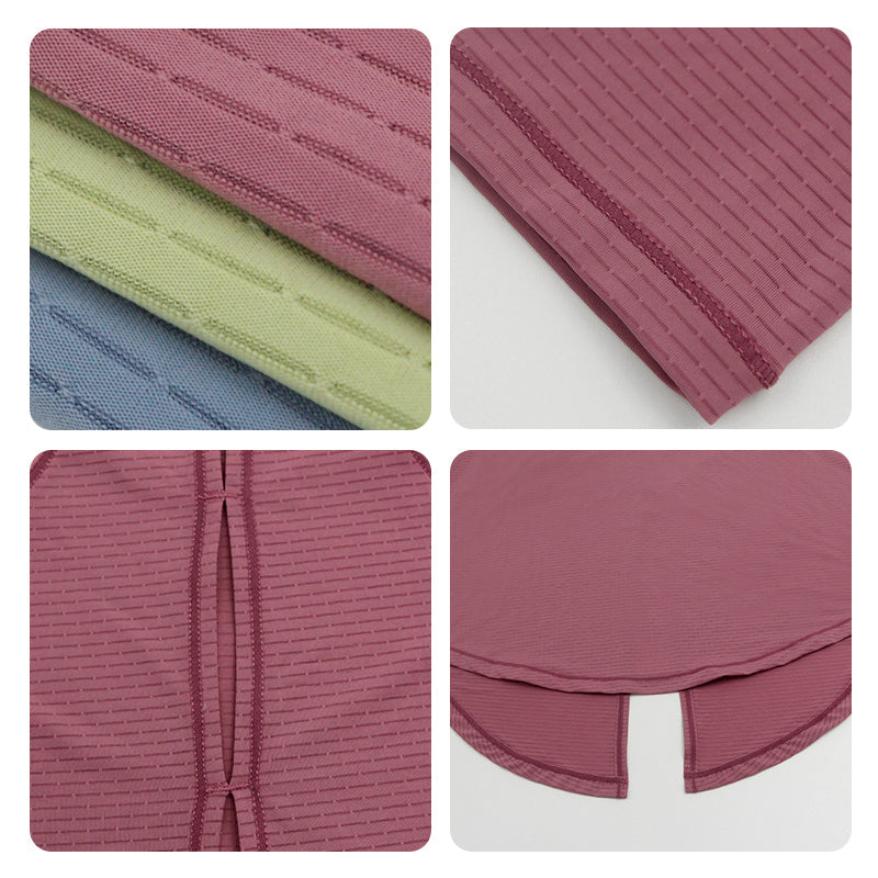 Pitkähihainen joogatoppi halkiolla