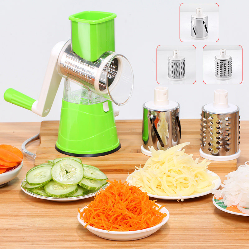 Monikäyttöinen vihannesleikkuri ja viipalointilaite