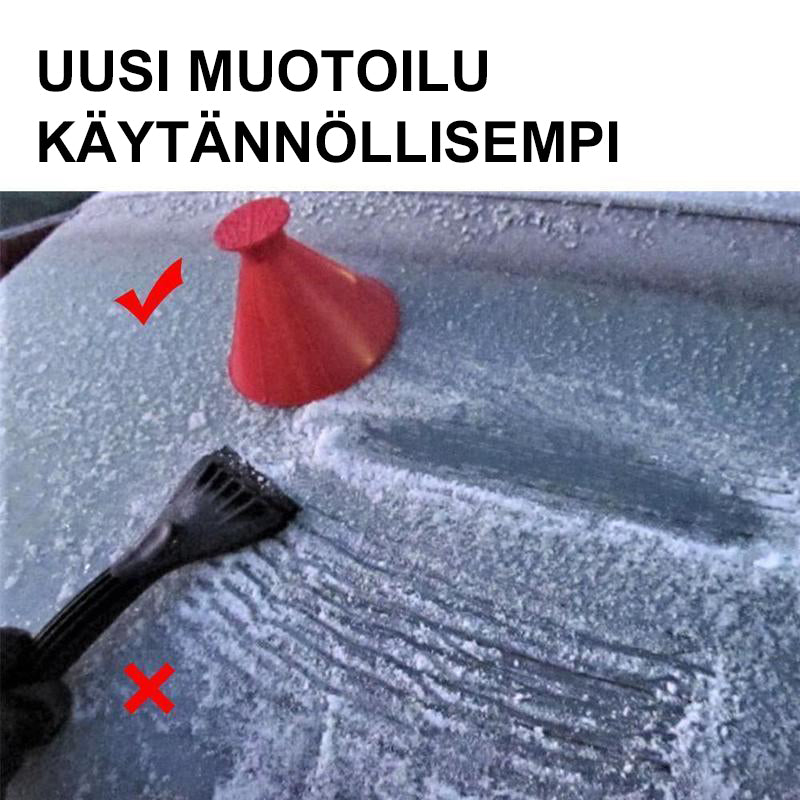 Tuulilasin puhdistaja + maaginen jääskrapa